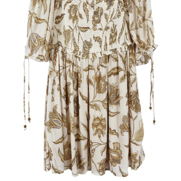 Tigerlily - Amyris Liza shirred floral-print gauze minidress - Picture 3 of 5